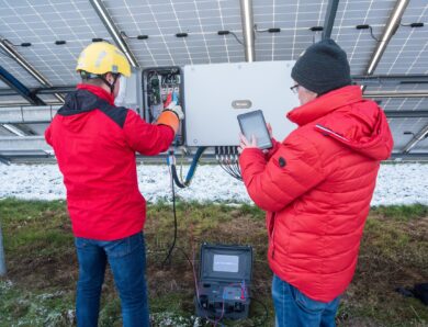 Measuring short circuit loop impedance at solar photovoltaic farms and power plants