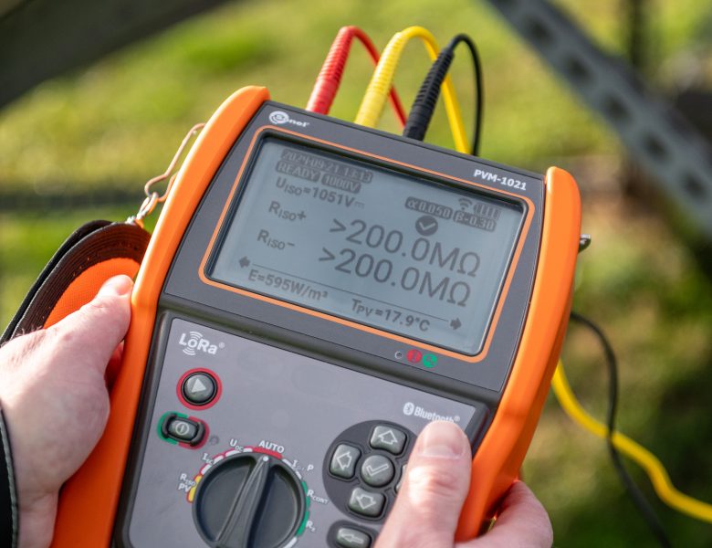 Safety Measurements of Photovoltaic Systems with the Sonel PVM-1021 Pro Meter