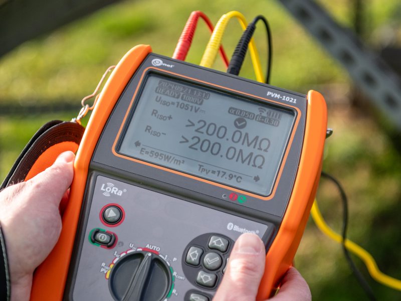 Safety Measurements of Photovoltaic Systems with the Sonel PVM-1021 Pro Meter